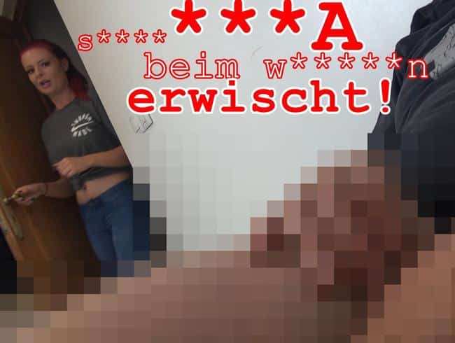 SCHOCK! stiefPAPA beim wichsen ERWISCHT