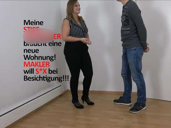 Meine Stiefschwester braucht neue Wohnung! Makler will Sex bei Besichtigung!