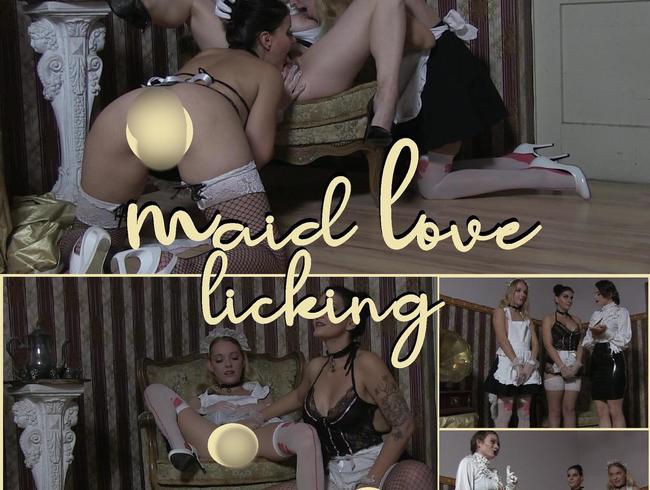 maid love licking