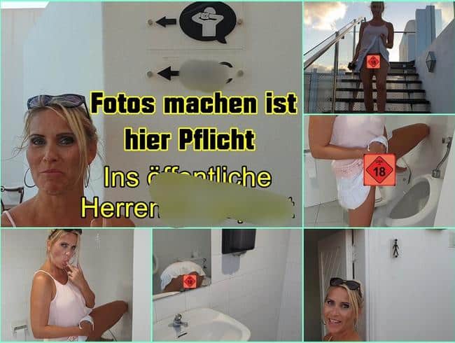 Pissen im öffentlichen Herrenklo