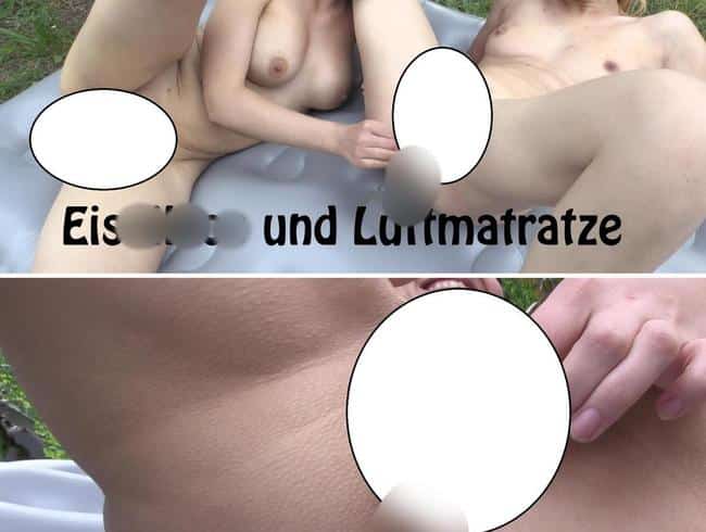 Eisdildos und Luftmatratze