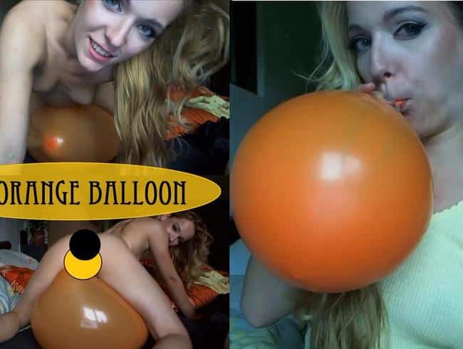 my orange balloon