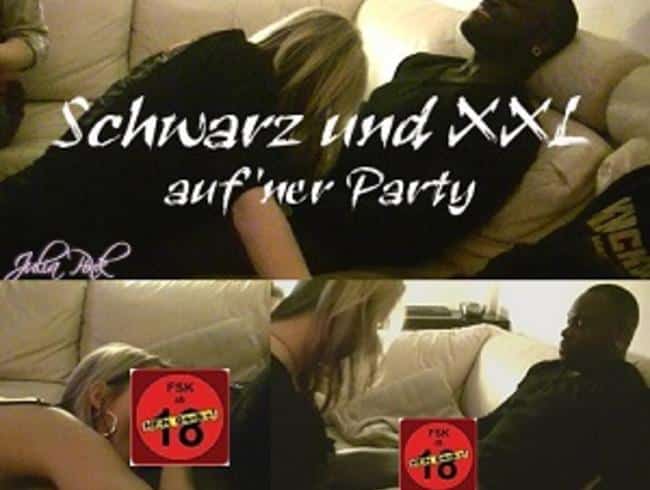 Schwarz und XXL auf 'ner Party