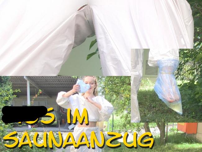 Piss im Saunaanzug