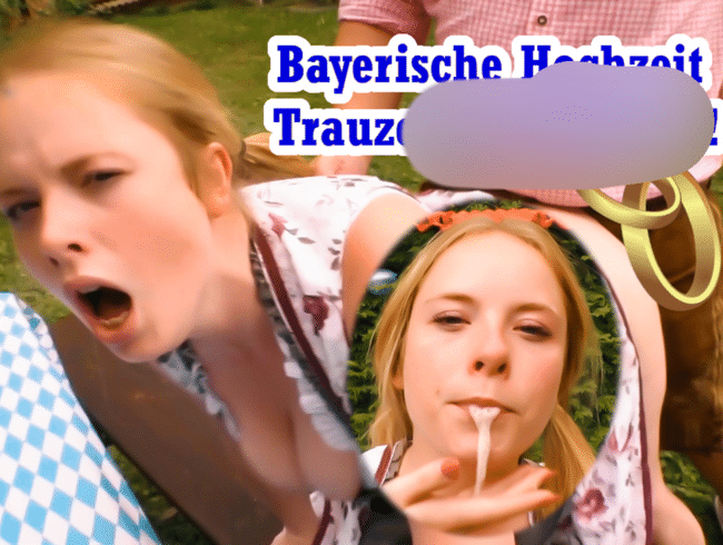 Bei bayerischer Hochzeit Quickie mit Trauzeuge