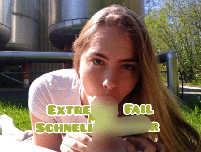 Extremer Fail mit Schnellspritzer