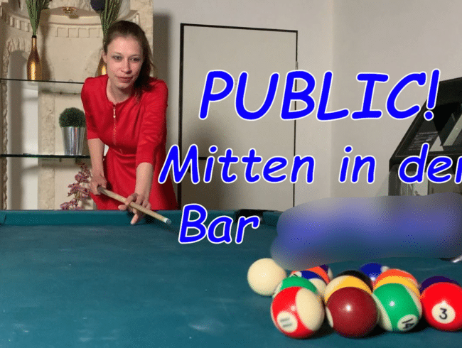 PUBLIC! Mitten in der Bar gefickt!