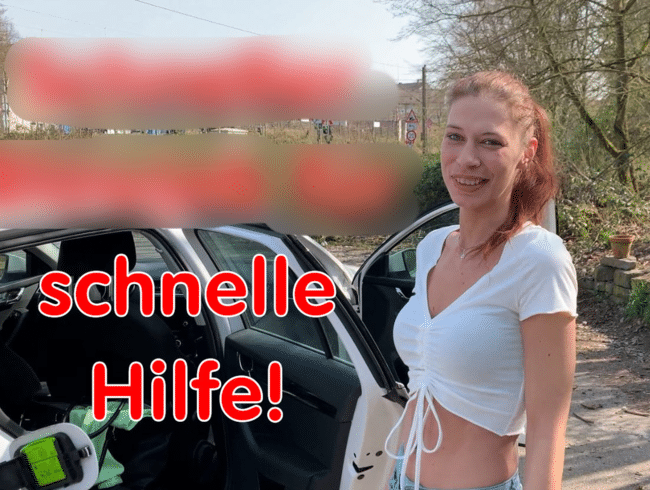 Schneller Blowjob für schnelle Hilfe!