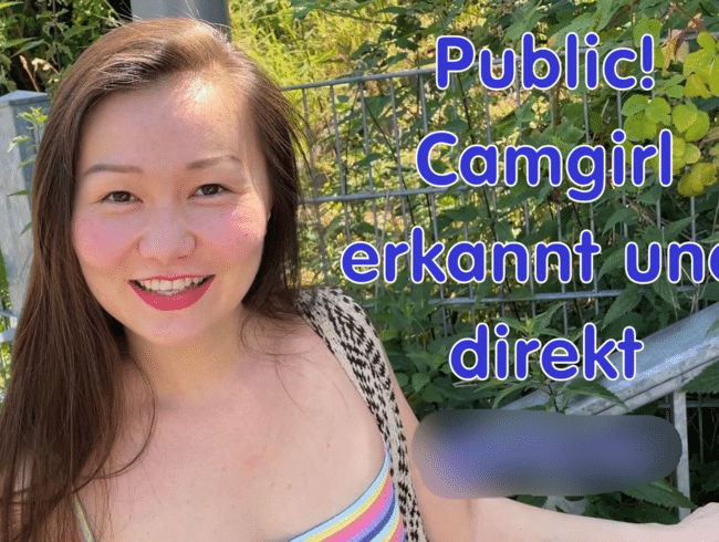 Public! Camgirl erkannt und direkt gefickt!