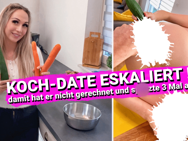 KOCH-DATE ESKALIERT ! Damit hat er nicht gerechnet und spritzte 3 Mal ab !