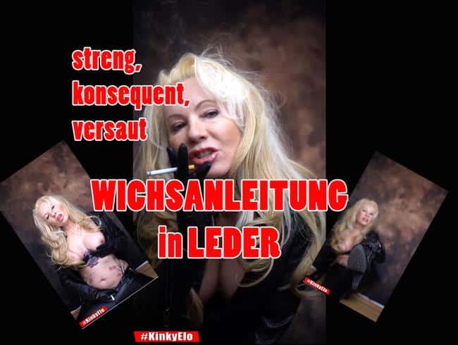 Wichsanleitung in geilem Leder