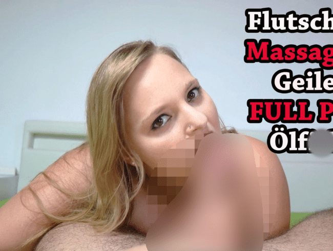 Flutschige Massage!!! Geiler FULL POV Ölfick!