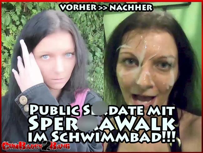 Public Sexdate mit SpermaWalk im Schwimmbad!!!