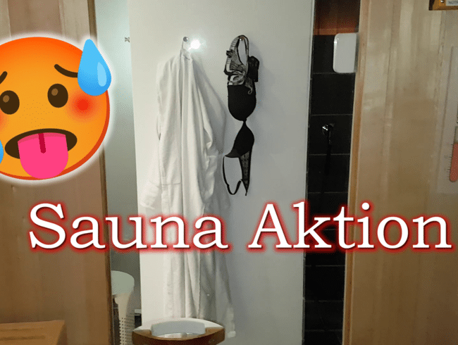 In der Sauna eine Olle klar gemacht