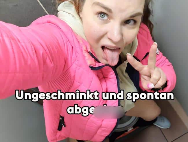 Ungeschminkt und spontan abgepisst!