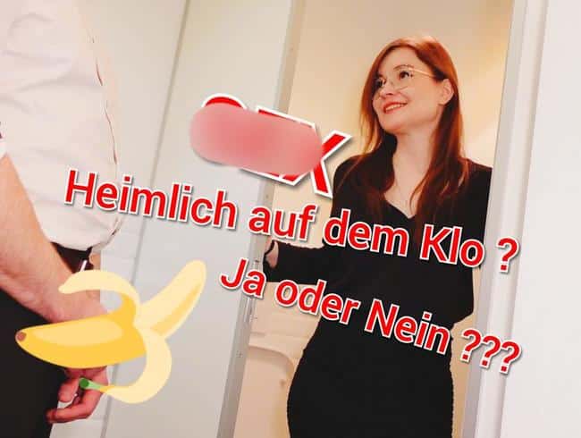 Sex heimlich auf dem Klo ?  Ja oder Nein? Traust du dich ?