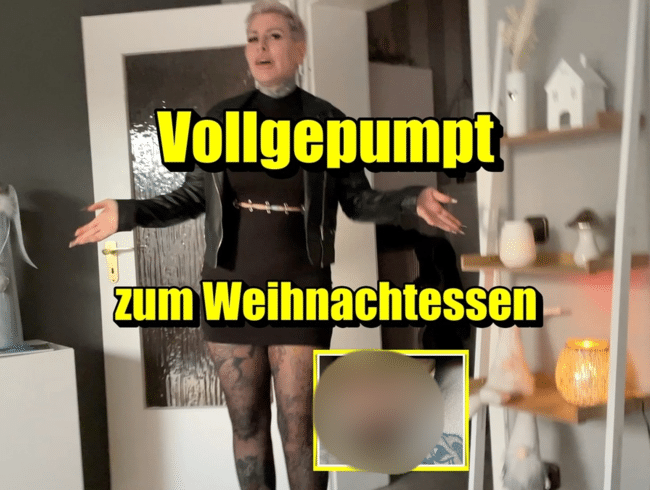 Vollgepumpt zum Weihnachtsessen