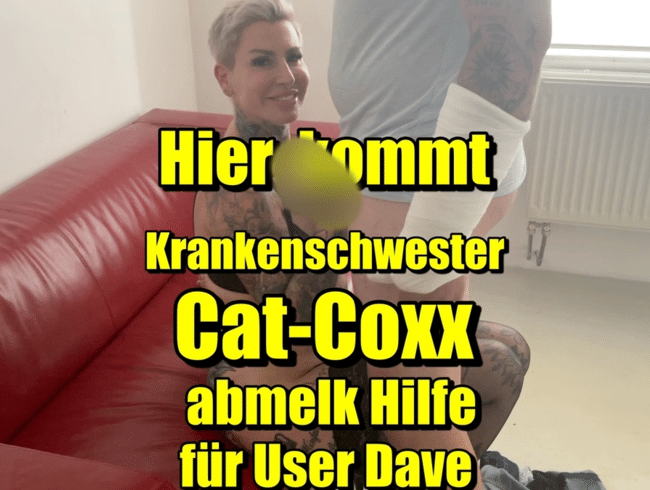 Hier kommt Krankenschwester Cat-Coxx abmelk Hilfe für User Dave