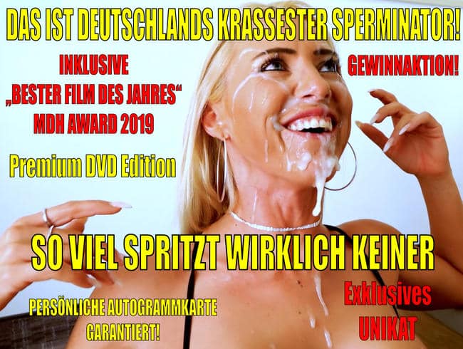 Exklusives UNIKAT | DAS ist Deutschlands KRASSESTER SPERMINATOR! So VIEL spritzt KEINER! Premium DVD