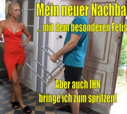 Mein neuer Nachbar mit dem ganz besonderen Fetisch | XXL Spermaexplosion nach ultimativen Fußsex!