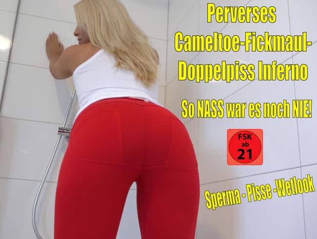 Perverses Cameltoe-Fickmaul-Doppelpiss-Inferno | So NASS war ich noch NIE!