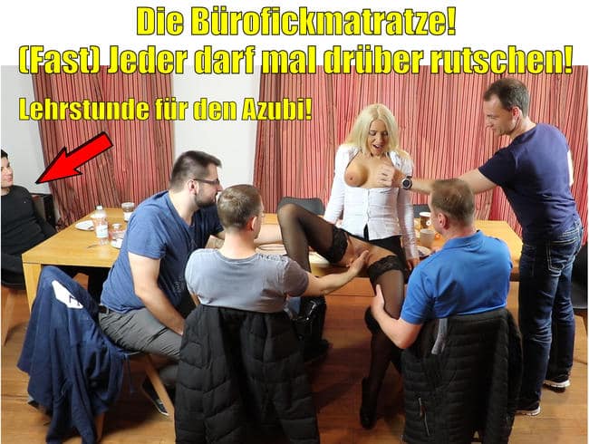 Die Bürofickmatratze! (Fast) Jeder darf mal drüber rutschen | Lehrstunde für Azubi!