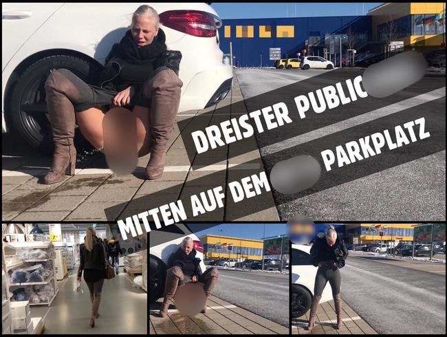 Mitten auf dem Möbelhaus Parkplatz | Public PISS nach dem shoppen