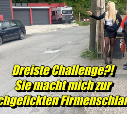 Dreiste Challenge?! Sie macht mich zur arschgefickten Firmenschlampe