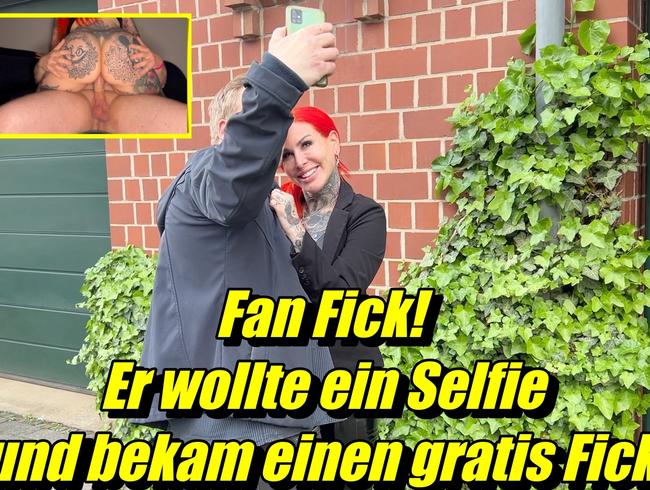 Fan Fick! Er wollte ein Selfie und bekam einen gratis Fick