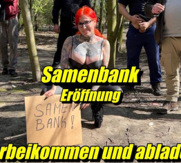 Samenbank Eröffnung vorbeikommen und abladen