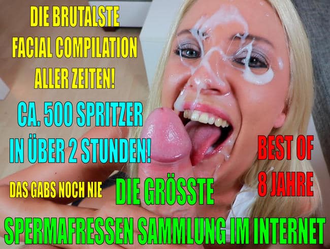 Die grösste Spermafressen Sammlung im Internet | Daynia Facials Best of!