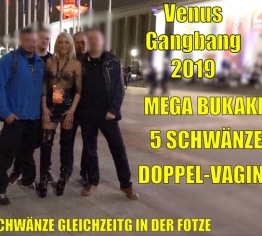 Venus Gangbang 2019 | 5 Schwänze inkl. Doppel-Vaginal und MEGA Bukkake!!!