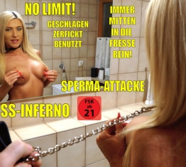 NO LIMIT Sperma -Piss-Fick-Inferno | Hardcore Piss-3Loch-Fickfleisch extrem benutzt!