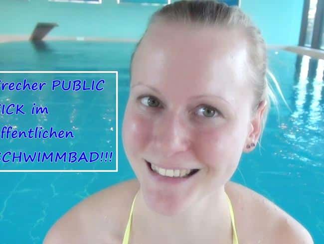 Frecher PUBLIC Fick im öffentlichen Schwimmbad