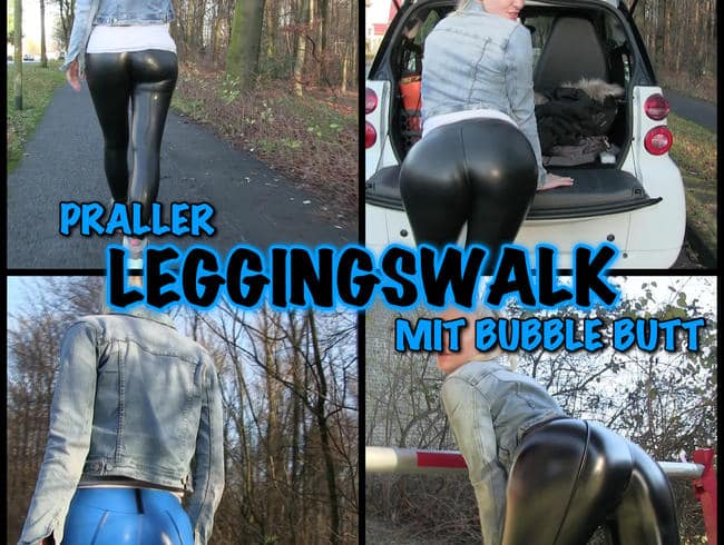 Praller LEGGINGSWALK – BubbleButt und Cameltoe Posing