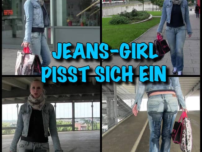 Shopping Piss – JEANS GIRL pisst sich ein