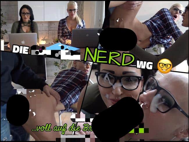 Die verfickte NERD WG | XXXL FACIAL voll auf die Brillen gespritzt