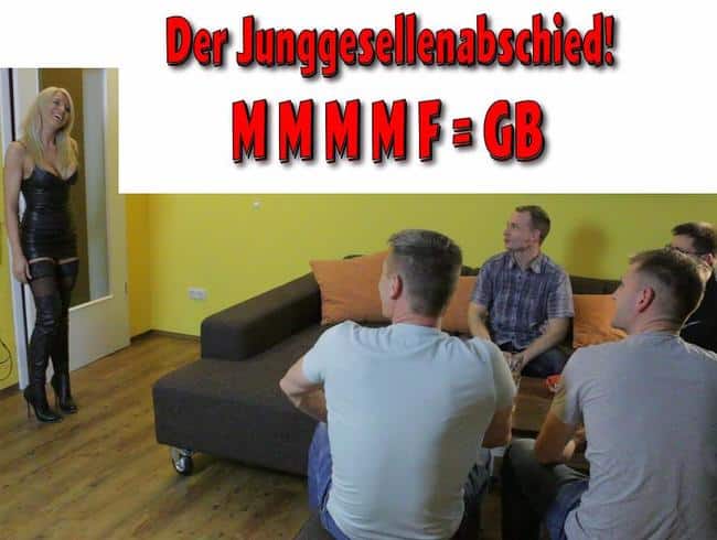 Hobbyhure im Gangbang ******! Sperma-Fickfest auf Junggesellenabschied!