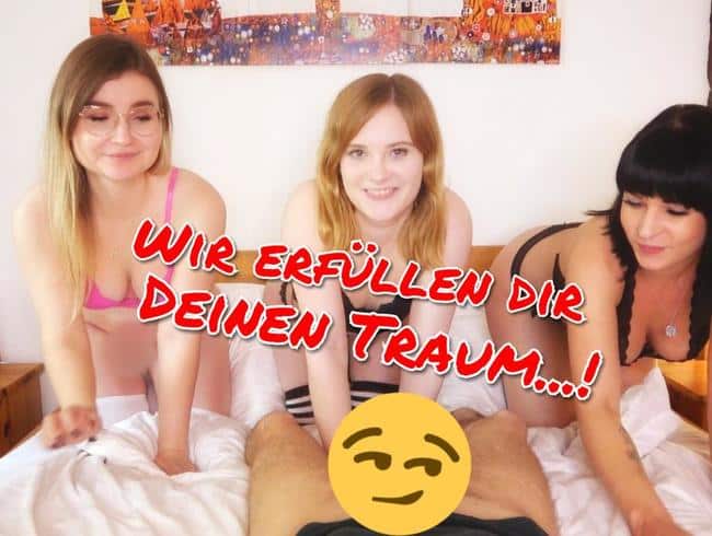 Dein Geilster Traum wird Wahr 3 gegen 1 Pov Cumshot