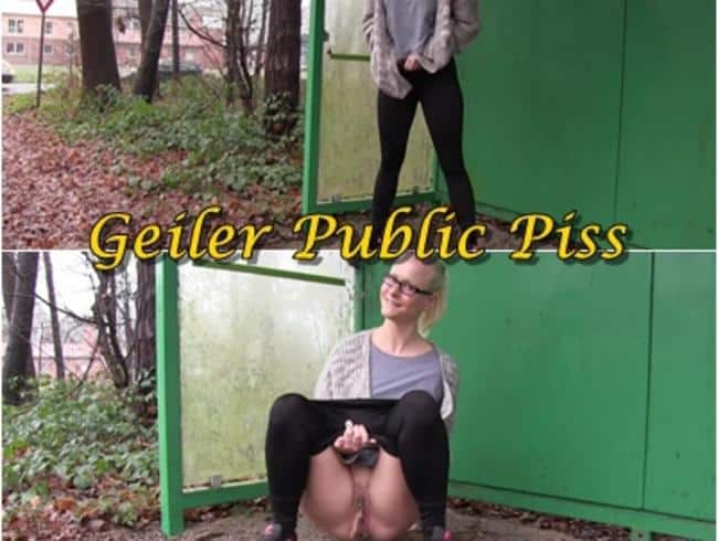 Geiler Public Piss