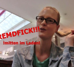 PUBLIC FREMDFICK im LADEN mit dem Freund meiner Schwester!!!