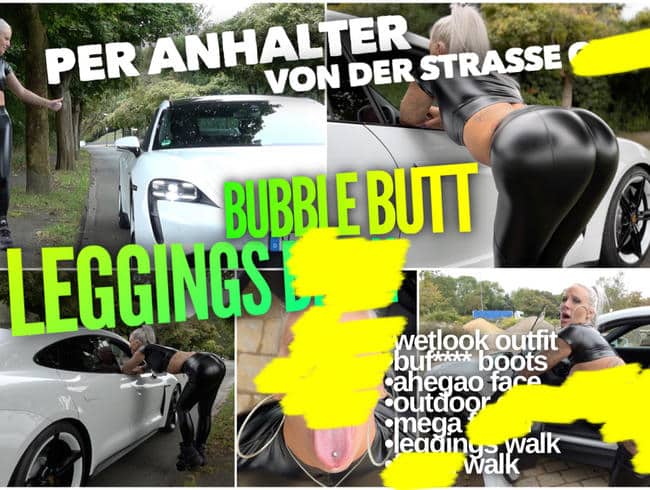 PRALLE LEGGINGS BITCH | Per Anhalter von der Strasse gefickt