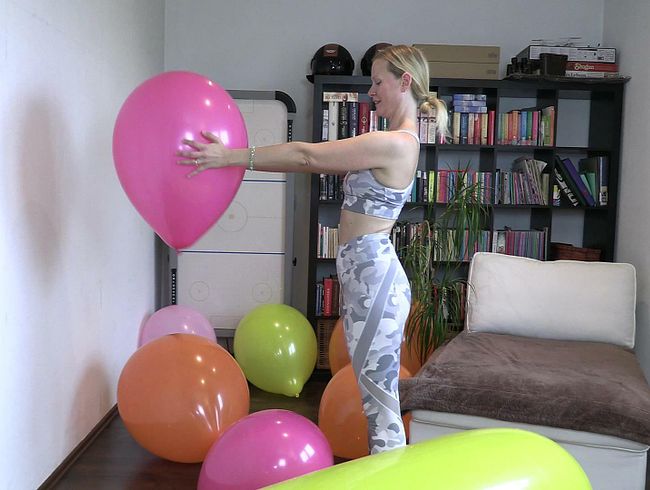 Spaß und Sport mit Luftballons