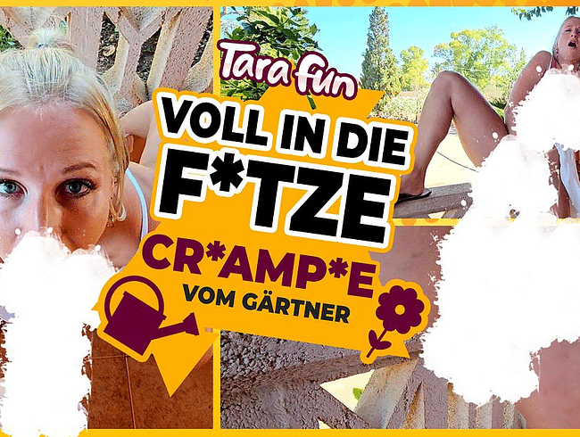 Voll in die FOTZE - CREAMPIE vom Gärtner