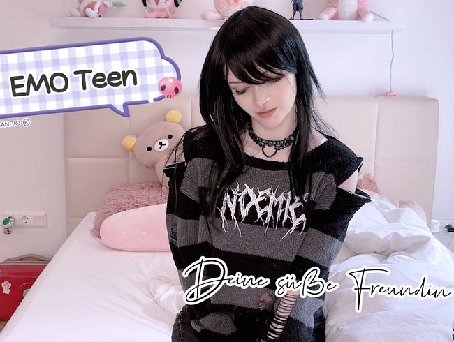 EMO Teen zum ersten Mal hart durchgefickt und vollgespritzt