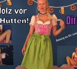 Dirndl wichst mit Dir zusammen!