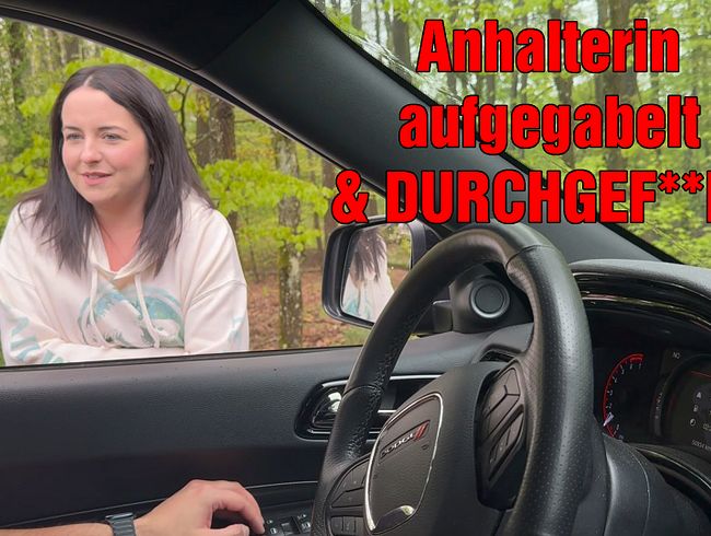 Anhalterin aufgegabelt und DURCHGEFICKT!