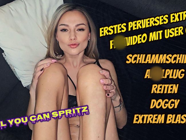 Mein 1. Perverses User Fickvideo-Schlammschieben Analplug